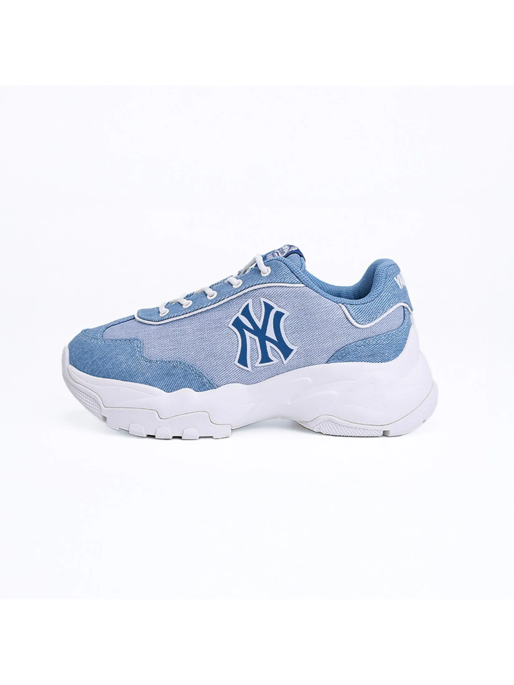 MLB Unisex Bigball Chunky Denim Small Logo (Sl) Model 3ASHD075N 50BLS Blue Size - 38 EU