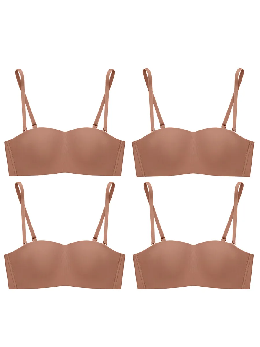 SABINA [ Pack 4 Piece ] Bra Seamless Fit Pretty Perfect Collection - Tan Size - B32