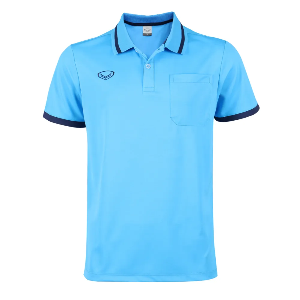 GRAND SPORT Light blue Men's polo shirt (012585)