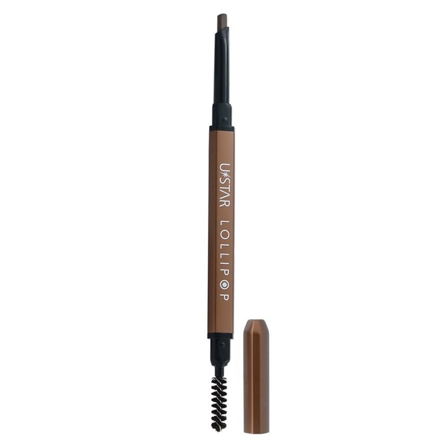Ustar Lollipop Pro 24 HR Eyebrow 0.4g. Natural Brown