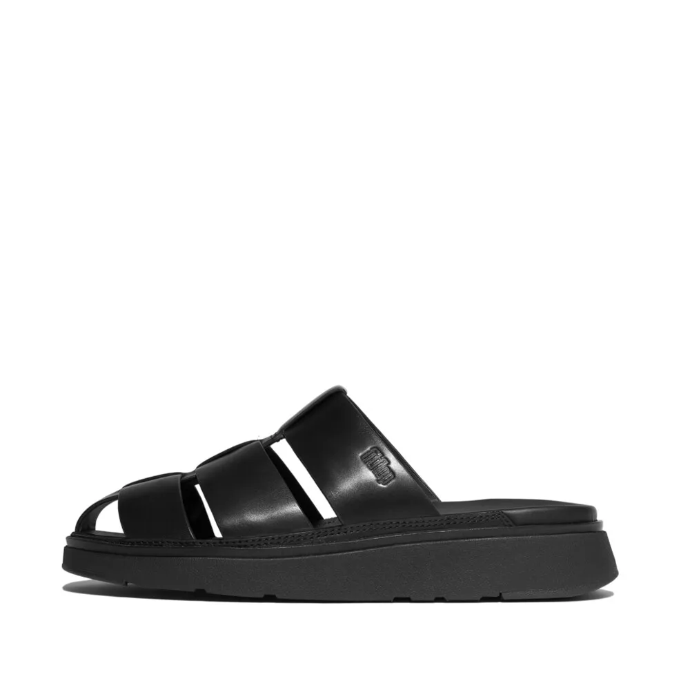 FitFlop™ MEN S GEN-FF LEATHER FISHMERMAN M BLACK