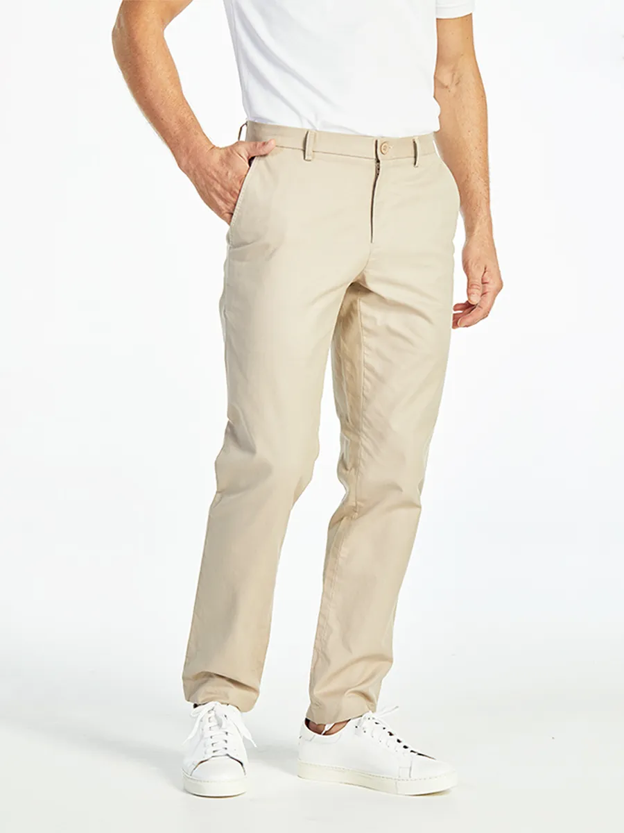 ELLE HOMME MEN RELAXED CHINO PANTS W8L274BE - BEIGE