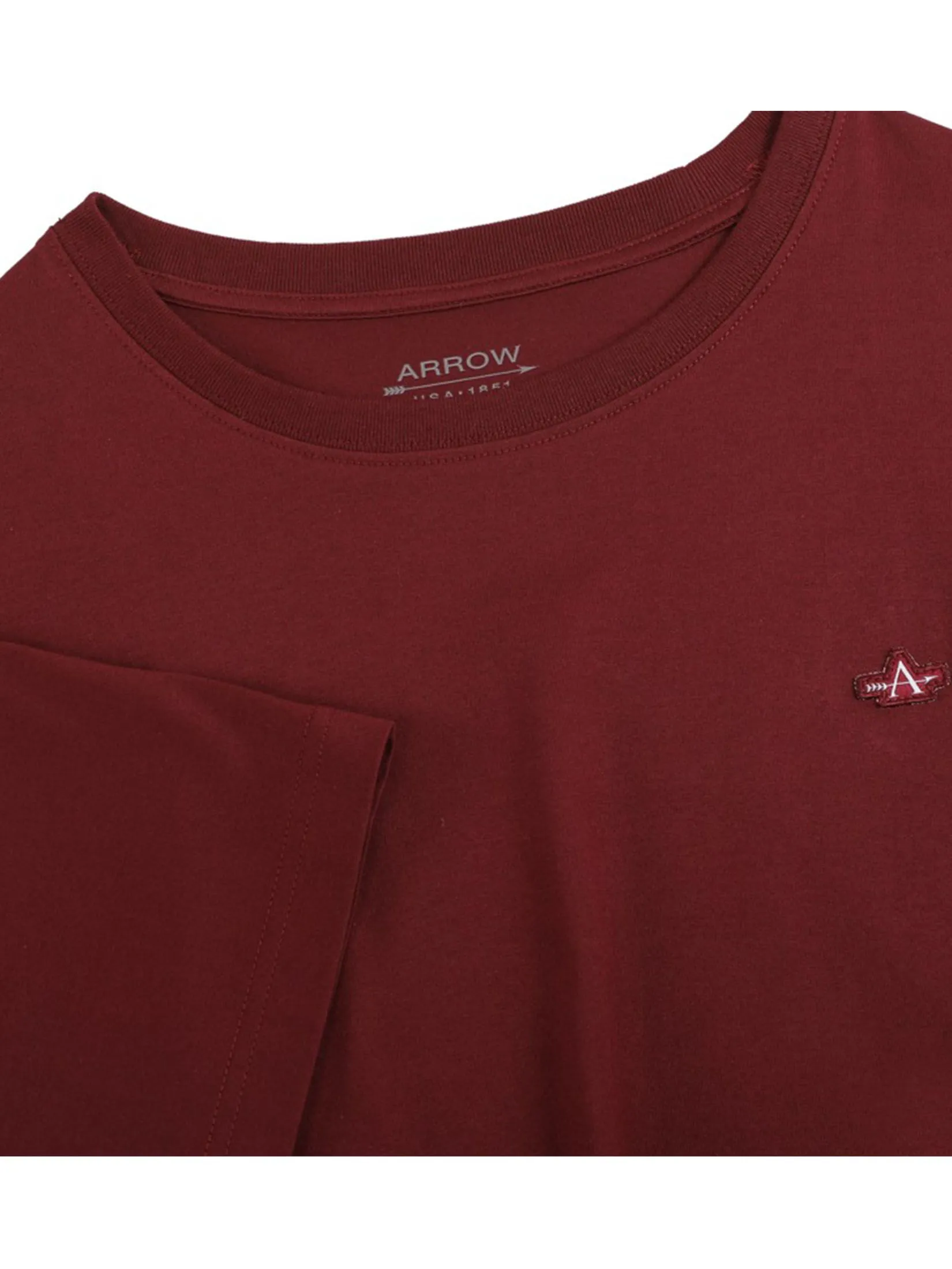 ARROW Crew Neck T-Shirt – Maroon, Model: MTHO862 MR