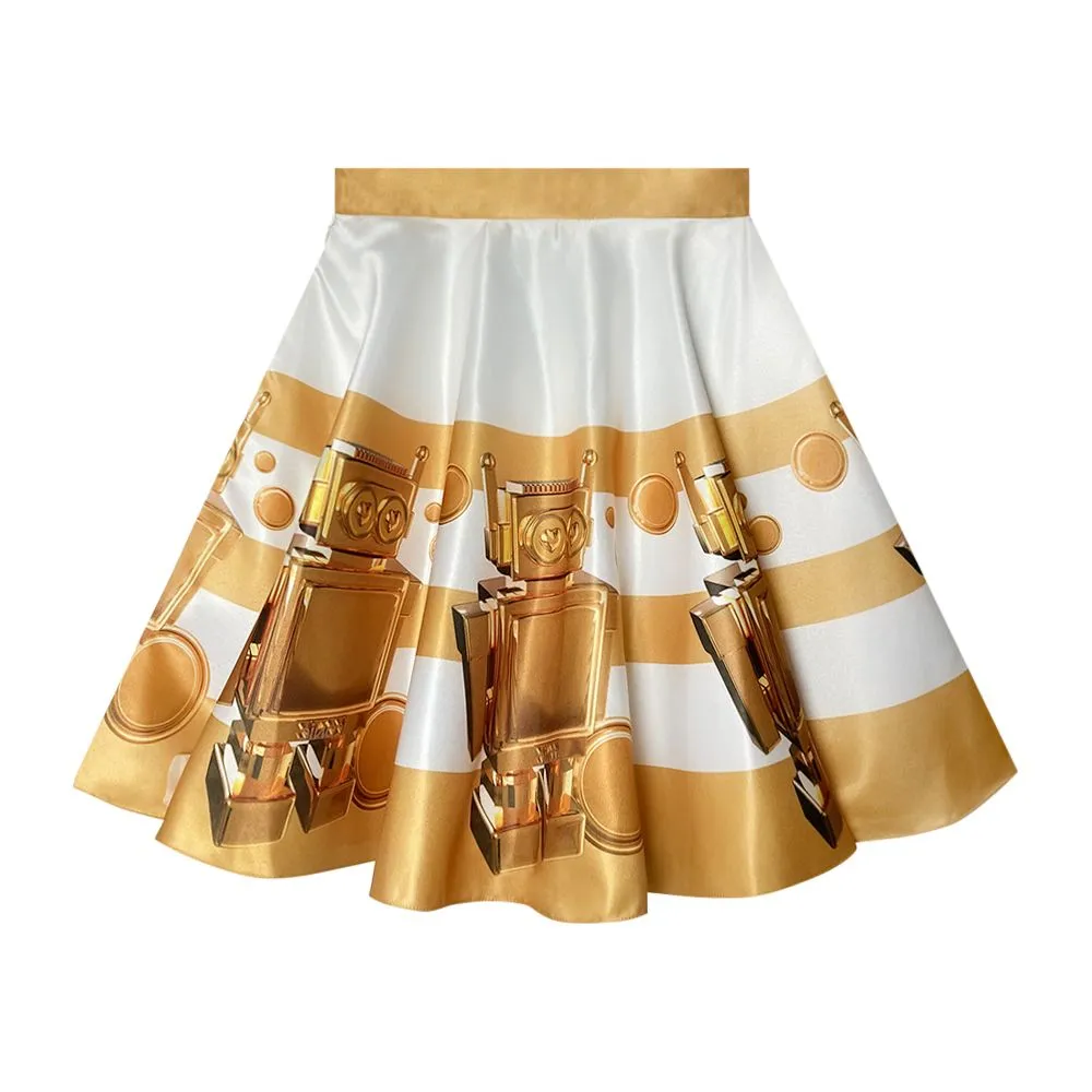 ICONIC GOLD BOT SKIRT