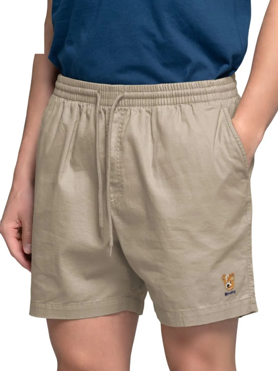 BEVERLY HILLS POLO CLUB Khaki Unisex Sport EZY Shorts Model BS2J028