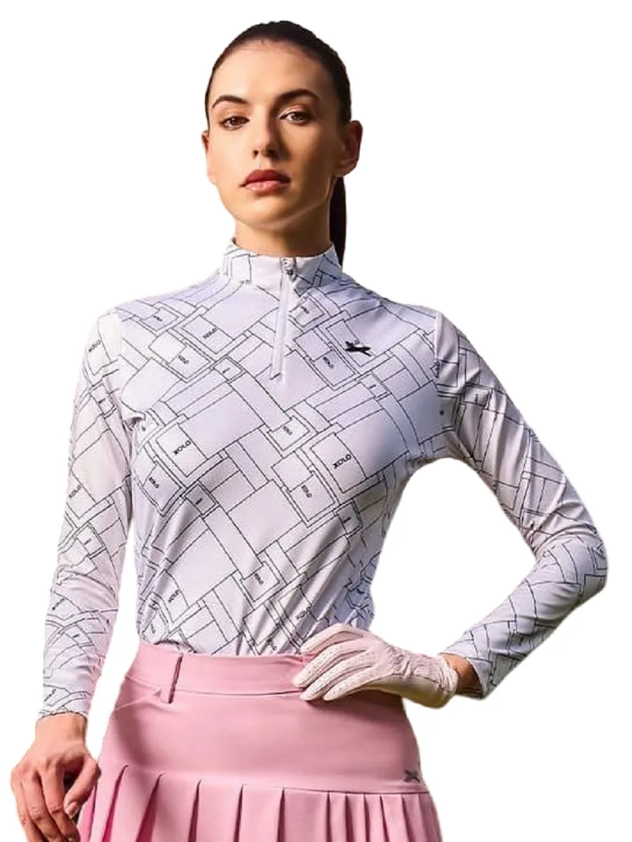 XOLO White WOMEN XOLO CIRCUIT POLO(040106)