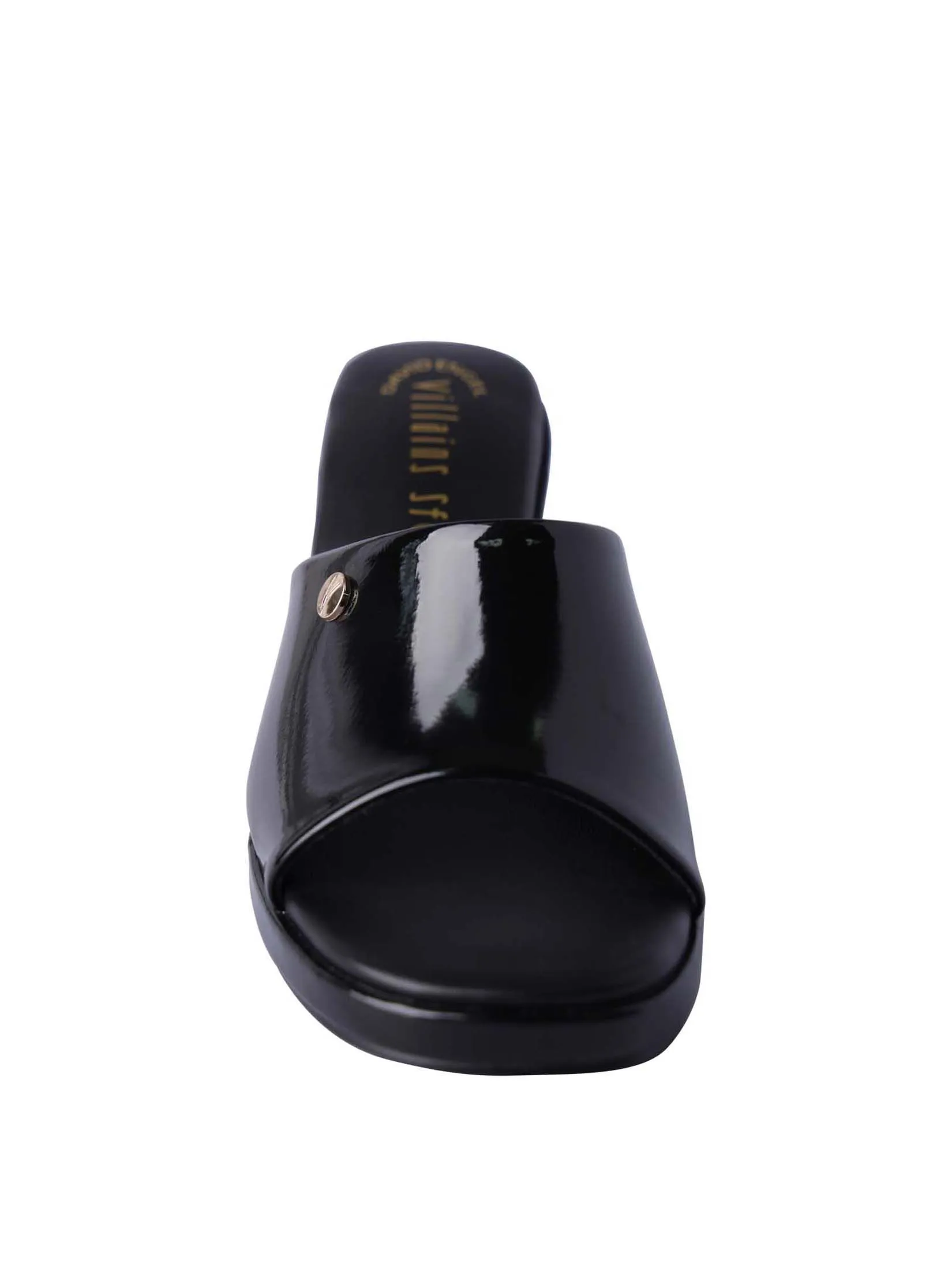 VILLAINS SF GENTLE BREEZE Women's Heeled Sandals BLACK PATENT