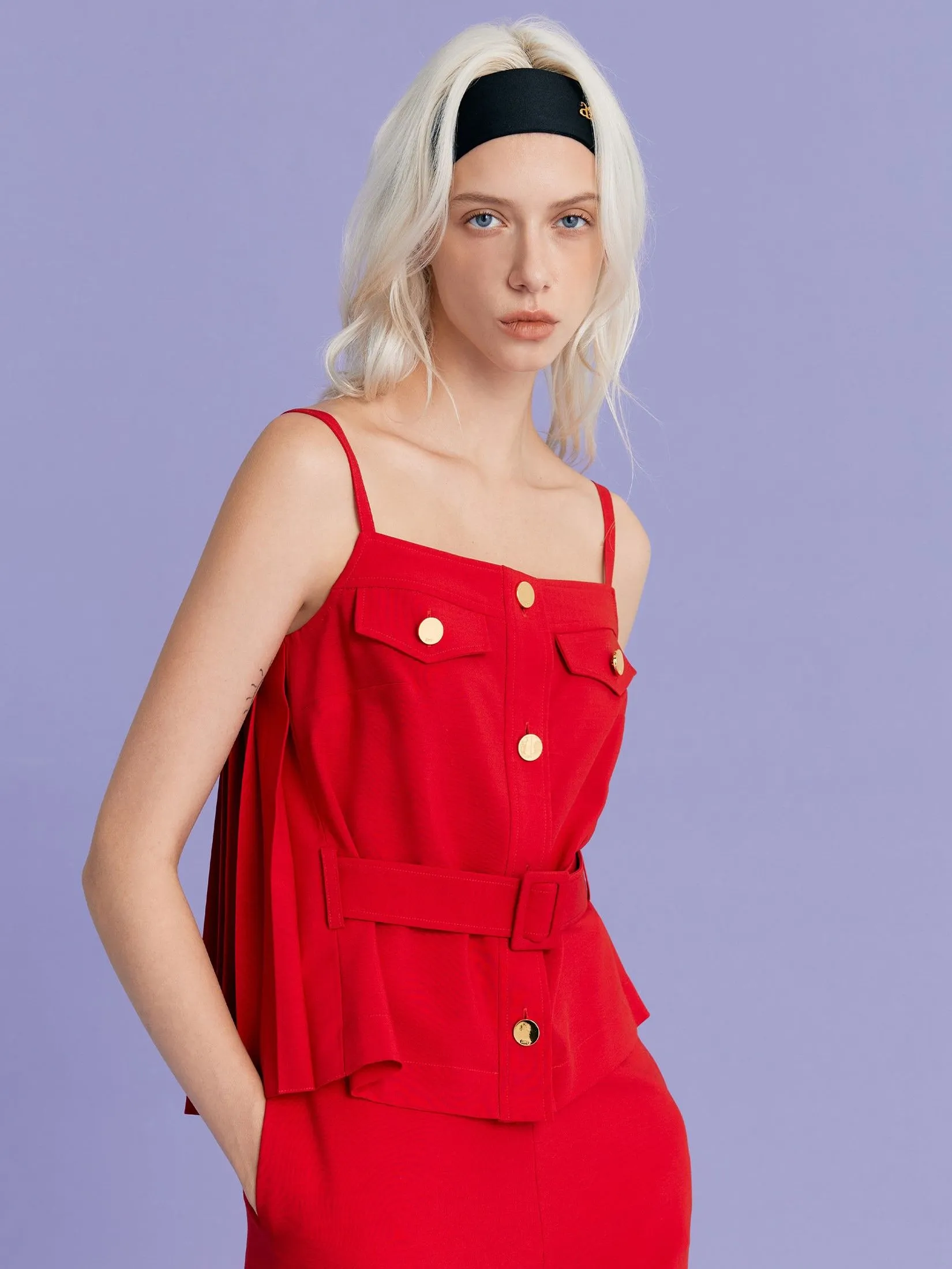 ASV (AW24)Judith Classic Women Pants Red