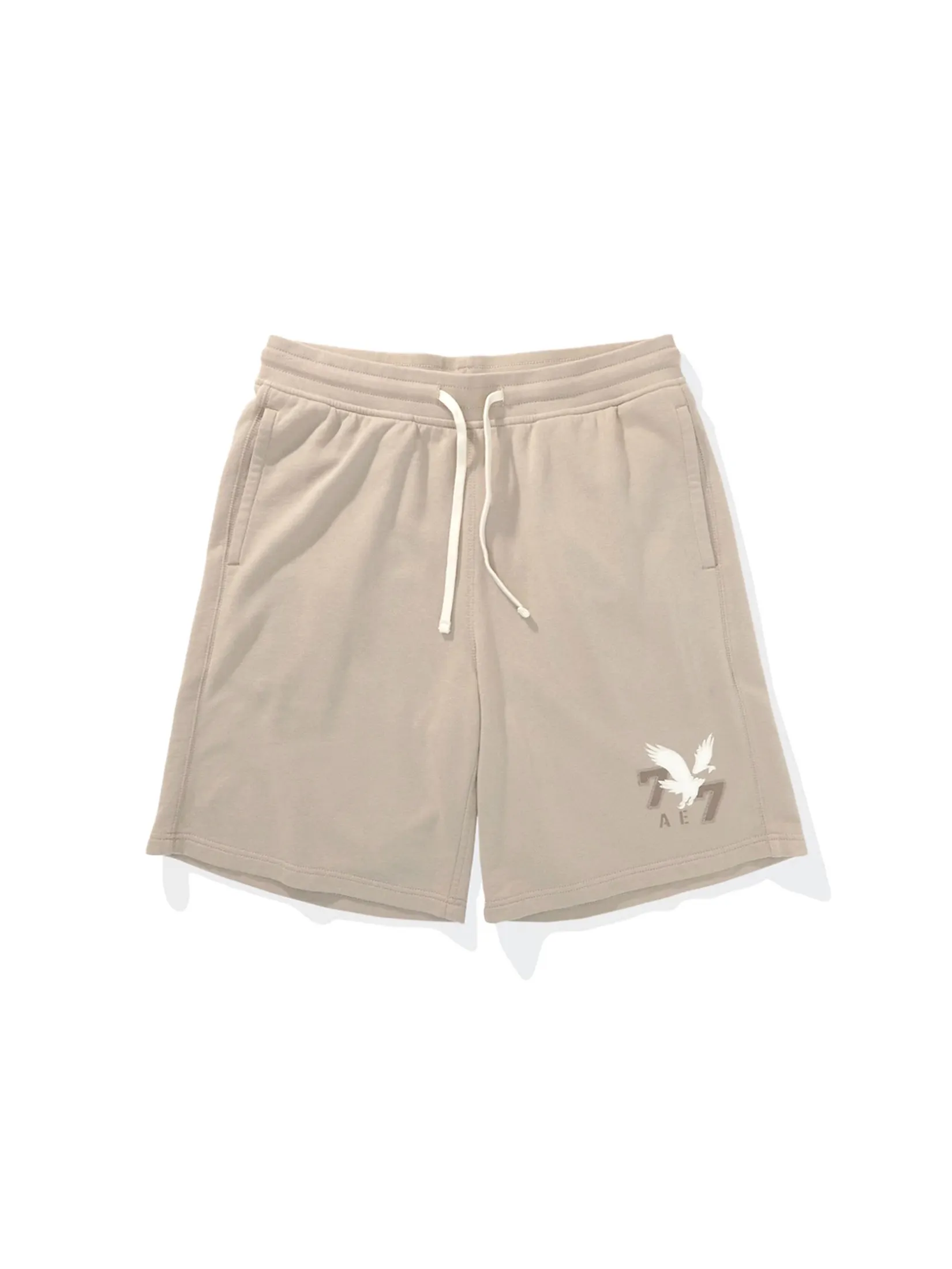 AMERICAN EAGLE MEN 7780 INTL HERITAGE SWEAT SHORT 207 TAN Size - L
