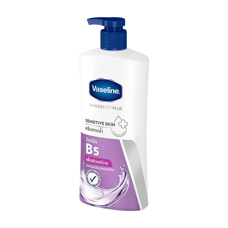 Vaseline Body Wash Skin Expert Plus Sensitive skin 430 Ml. ครีมอาบน้ำ