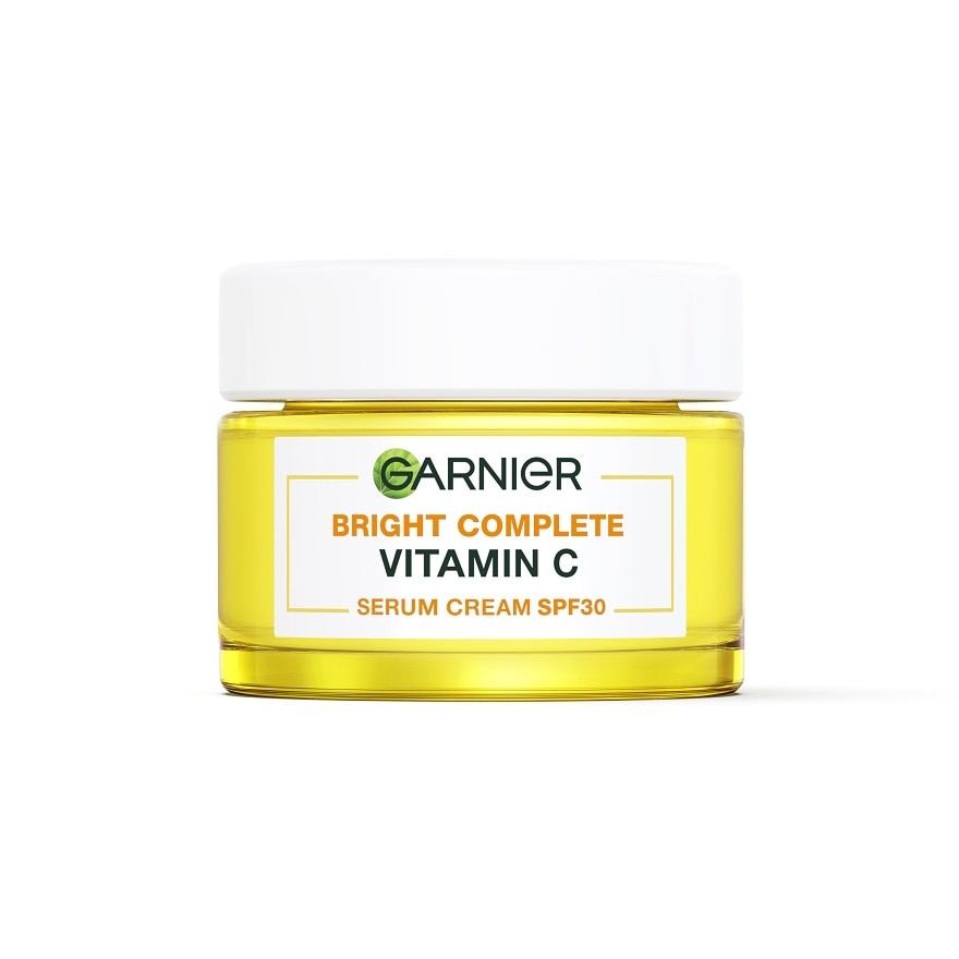 Garnier Bright Complete Vitamin C Serum Cream SPF30 PA+++50 Ml. - Yellow