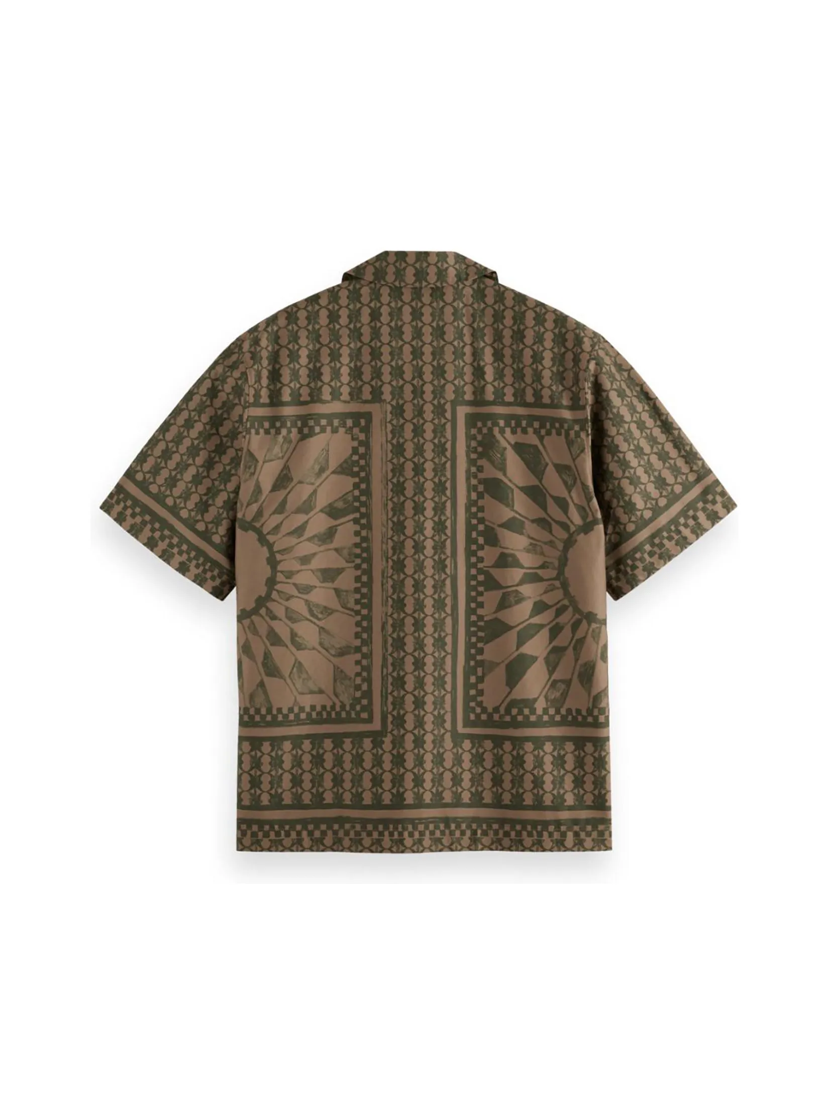 SCOTCH&SODA Men Shirt Relaxed Fit Placed Print Imagine Placed