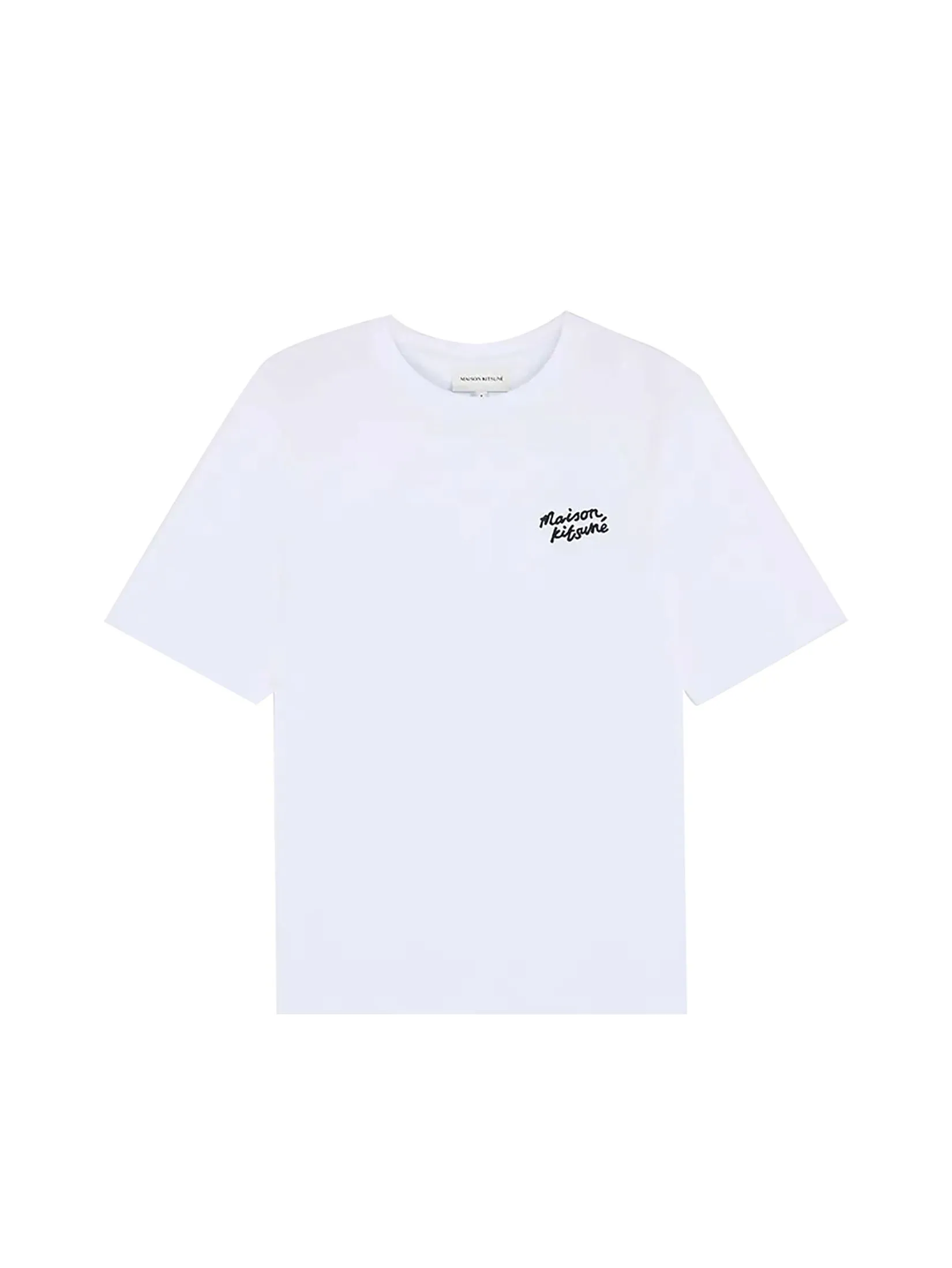 MAISON KITSUNÉ Women T-Shirt Maison Kitsune Handwriting Embroidered Comfort