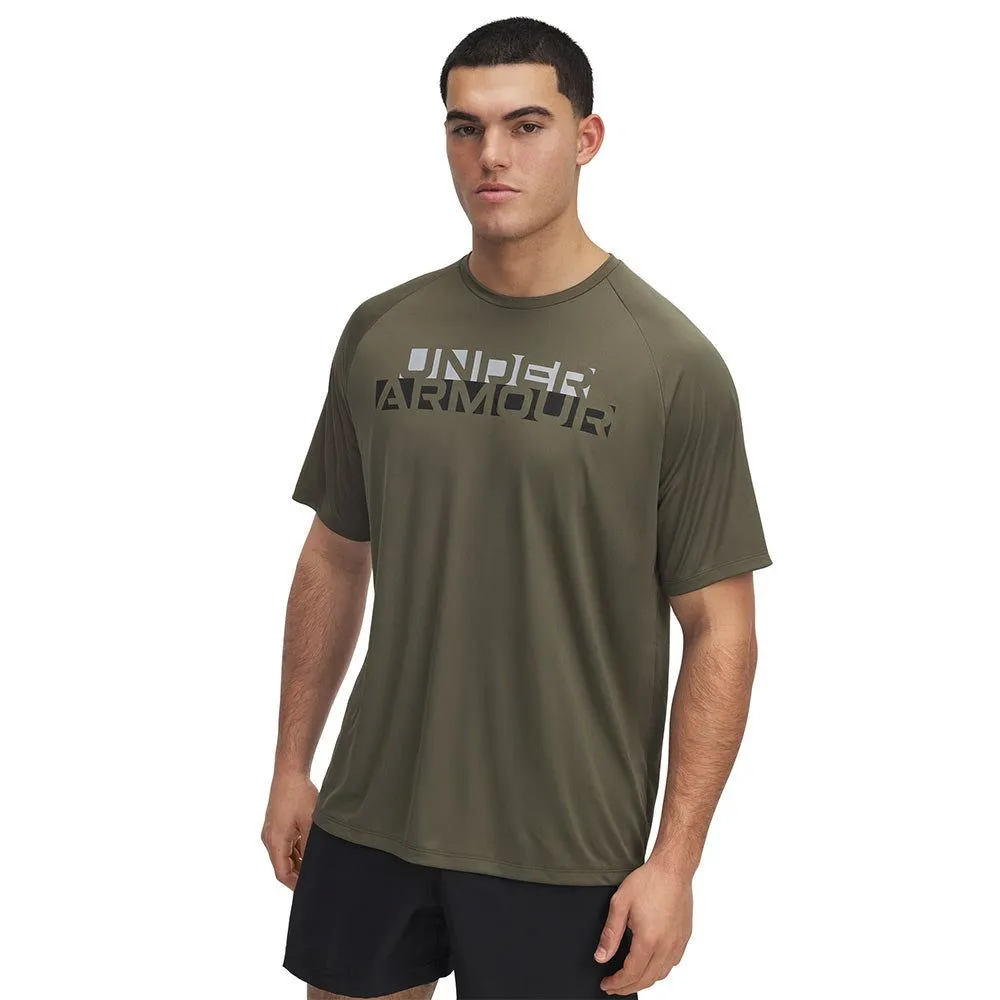 UNDER ARMOUR Men Training T-Shirt Tech™ Green - UN127AP435EKTH