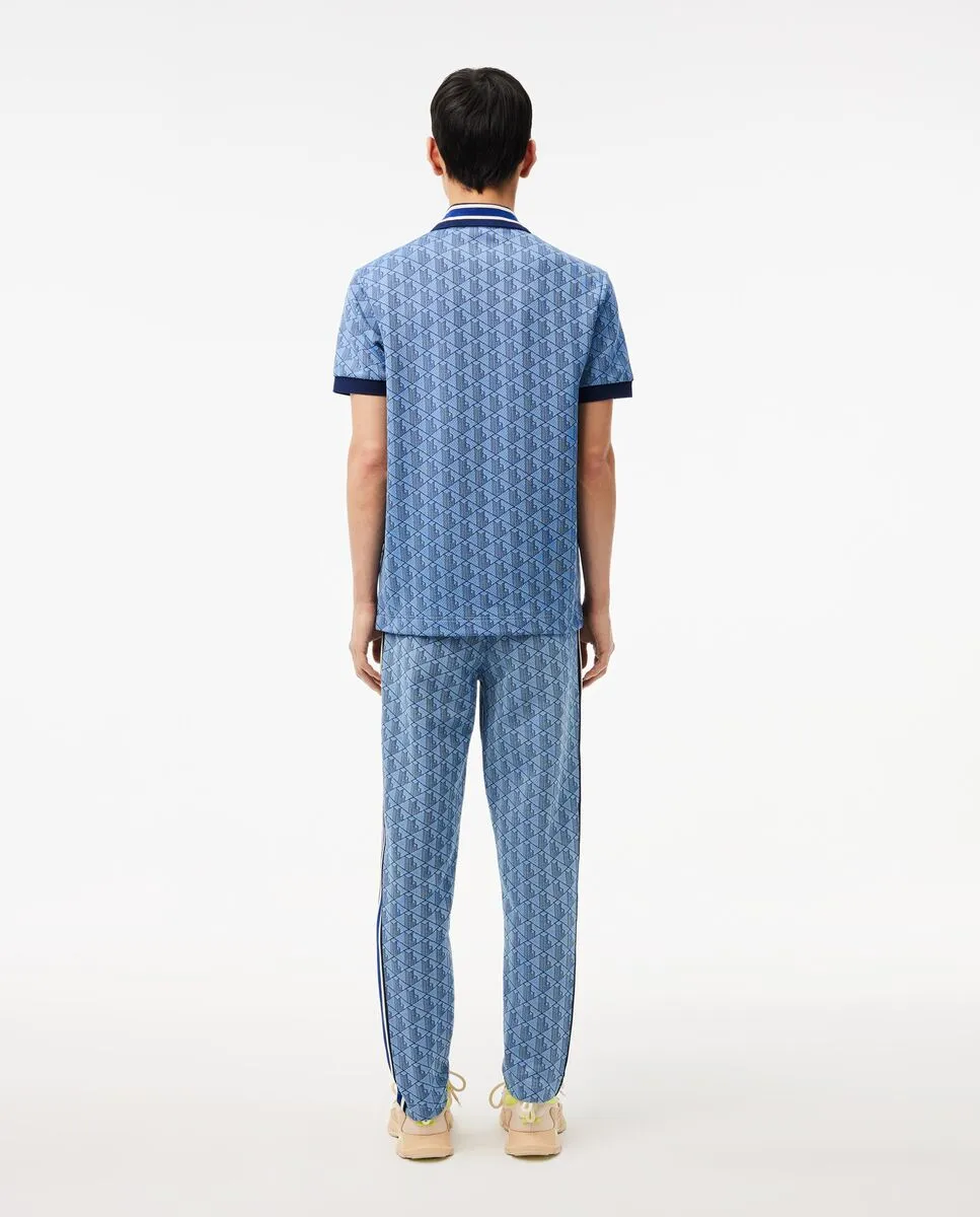 LACOSTE Paris Monogram Sweatpants Blue