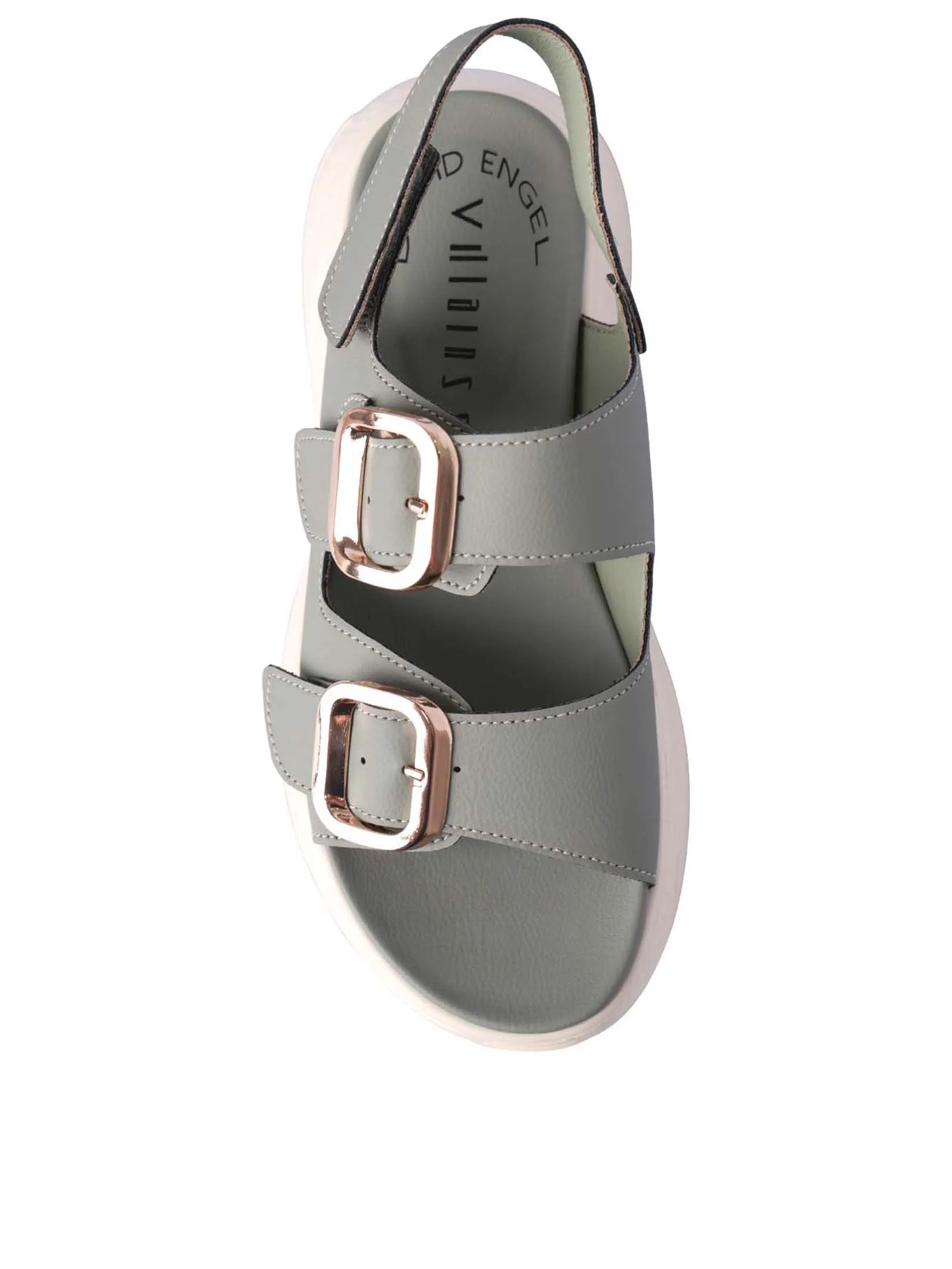 VILLAINS SF INCA Women's Platform Heeled Sandals GREEN