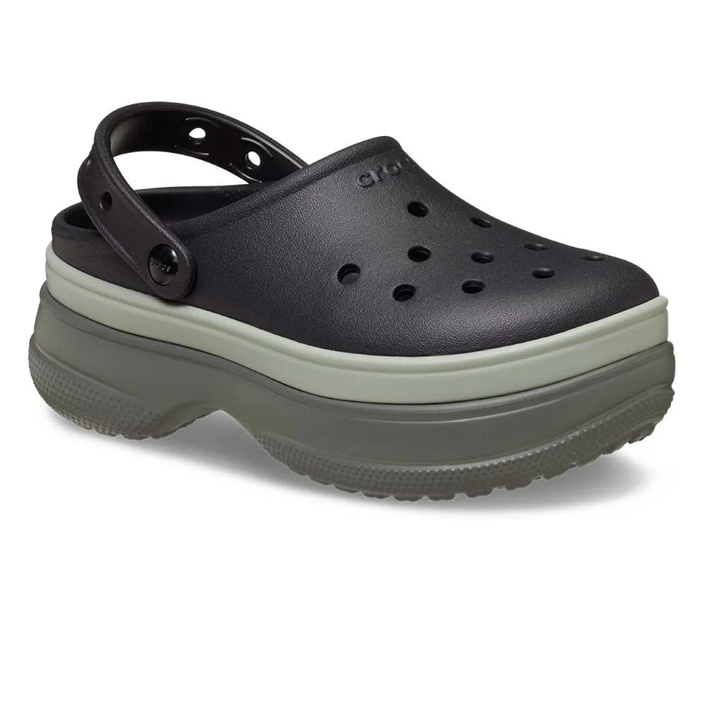 CROCS Unisex Casual Shoes Classic Stacked Clog Black - CR024SH029EMTH