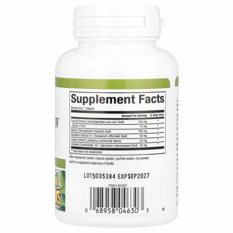 Natural Factors, средство для улучшения мочеотделения, 90 капсул