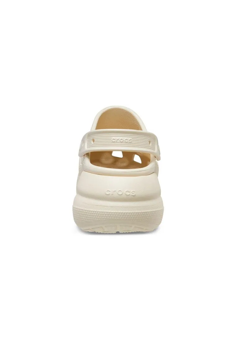 CROCS CREAM CROCS Classic Crush Clog Unisex Casual Shoes