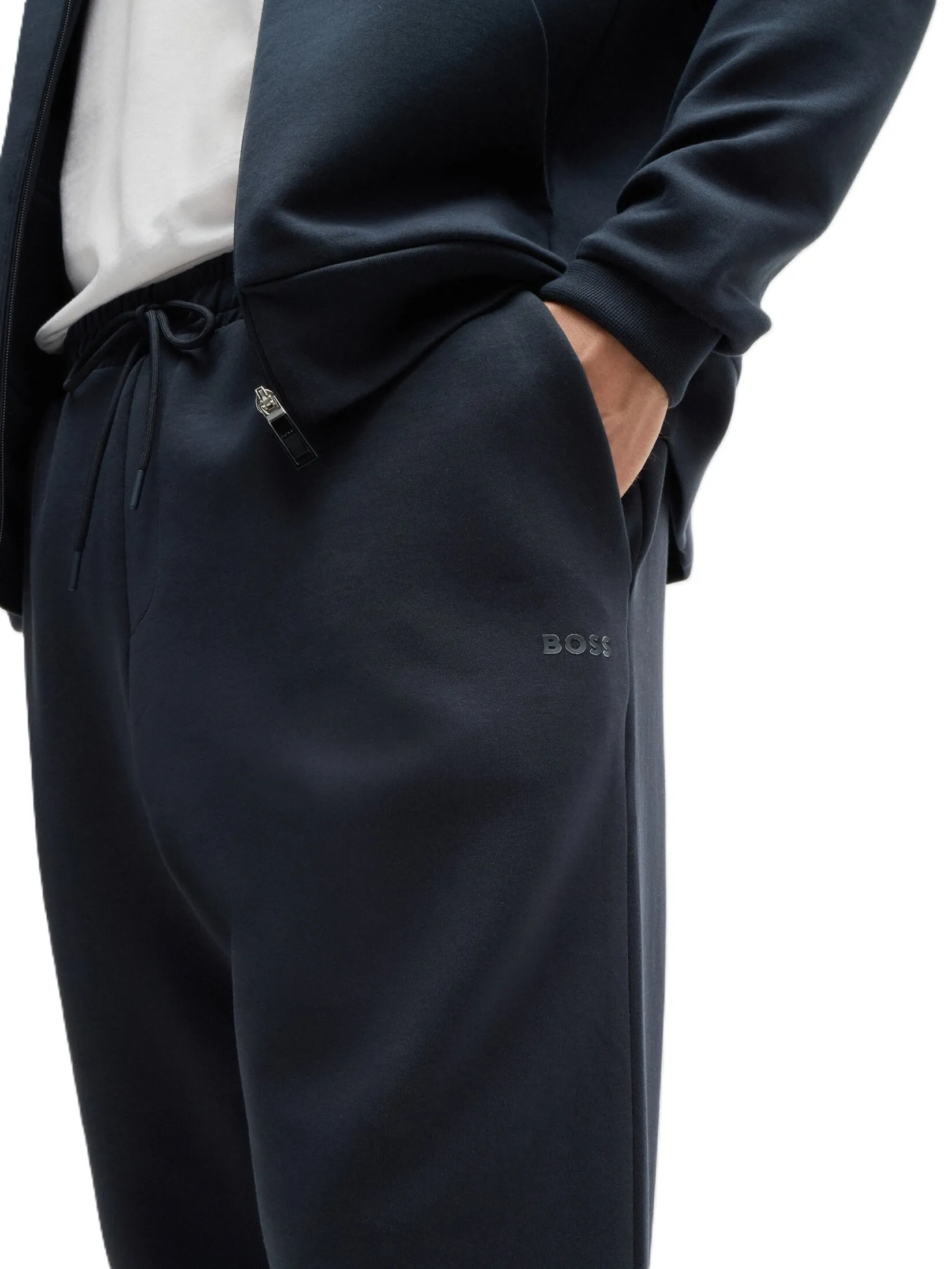 BOSS Men s Jersey Trouser / sweatpants Dark Blue