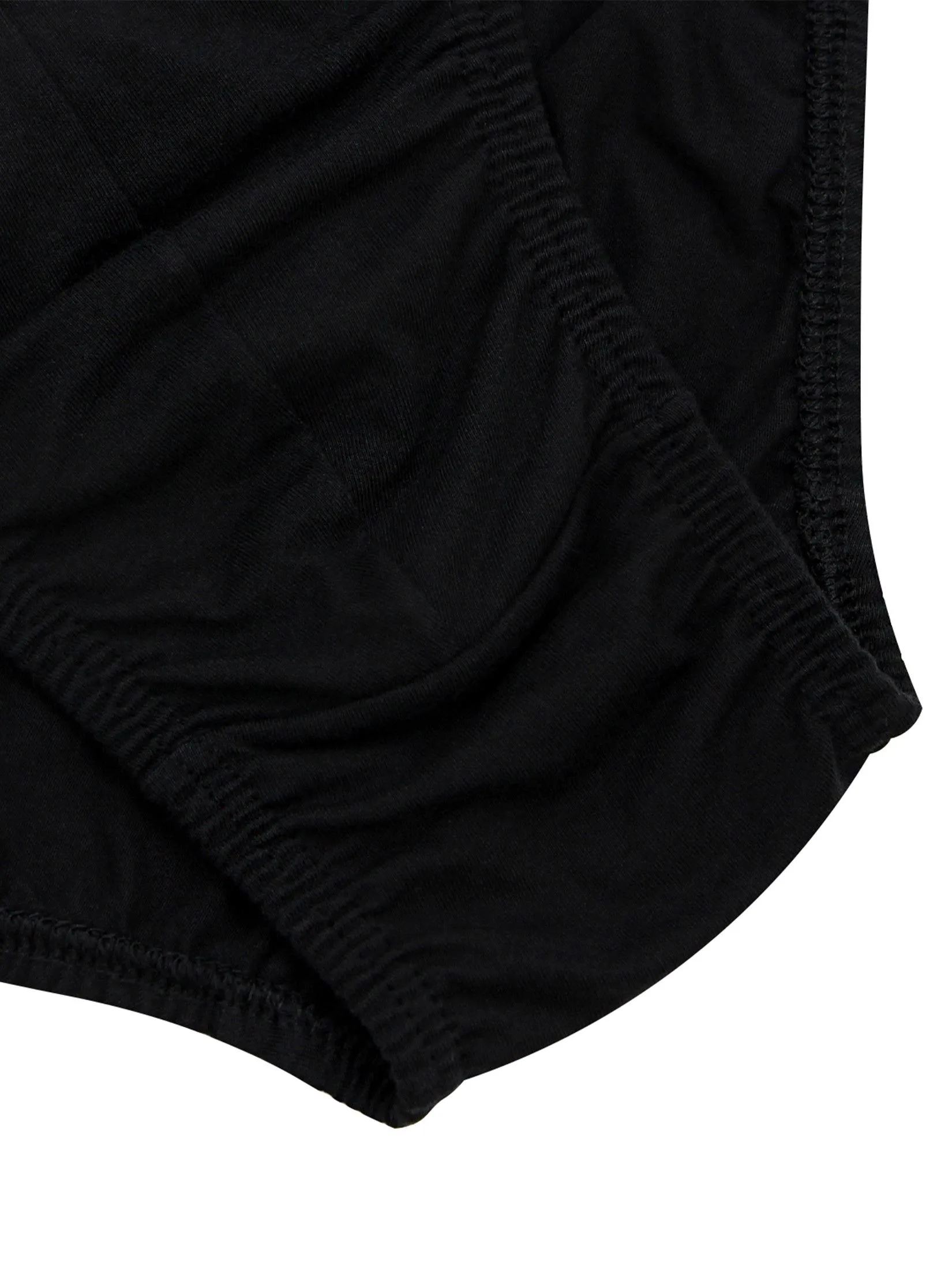 GIORDANO Men's Classic Briefs (3 pieces/pack) Black