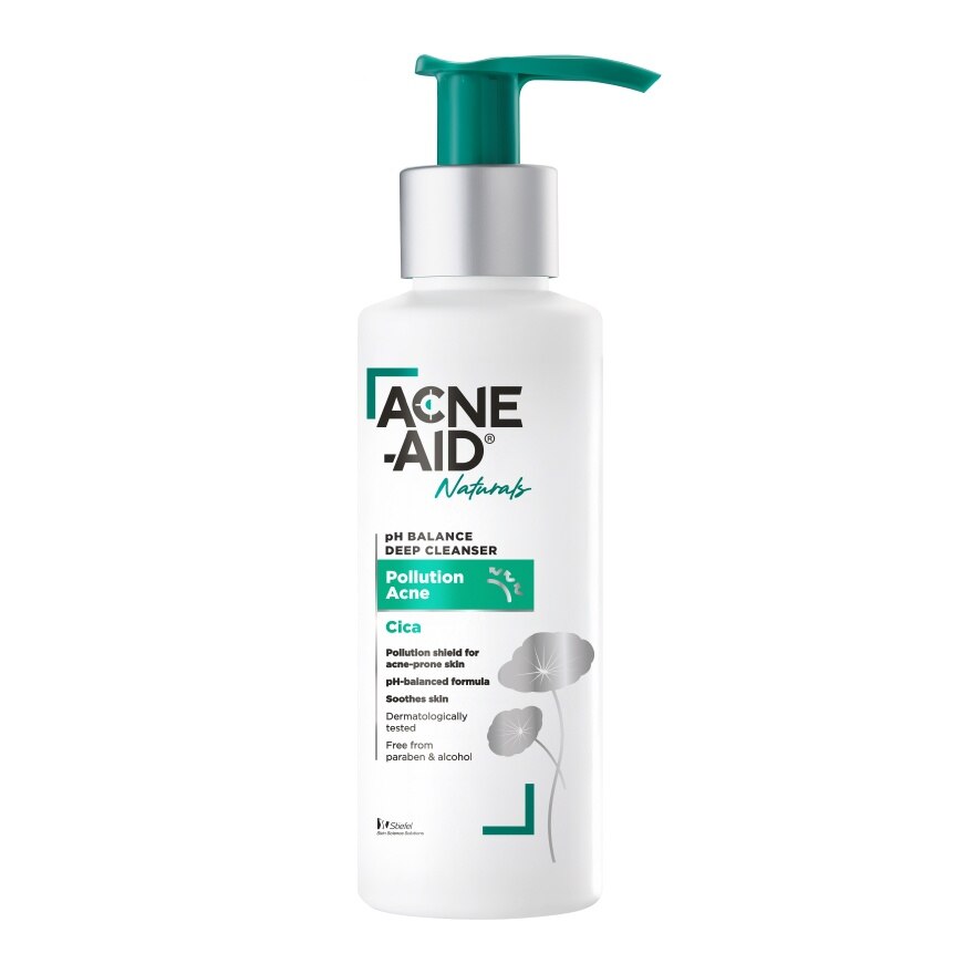 Acne-Aid Natural pH Balance Deep Cleanser Pollution Acne 100 ml.
