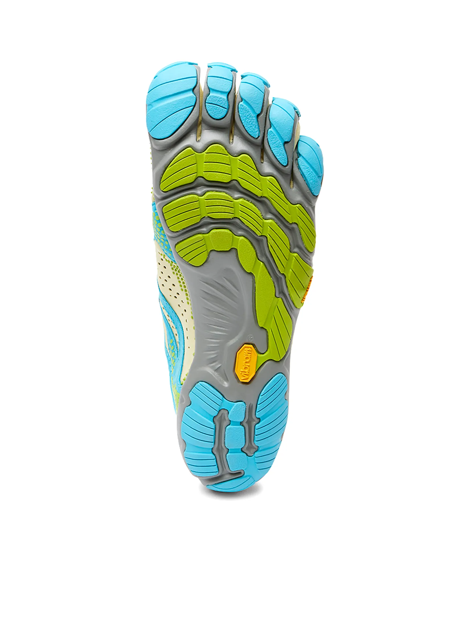 VIBRAM FIVEFINGERS Women Running Shoes VFF V-Run Lime/Blue