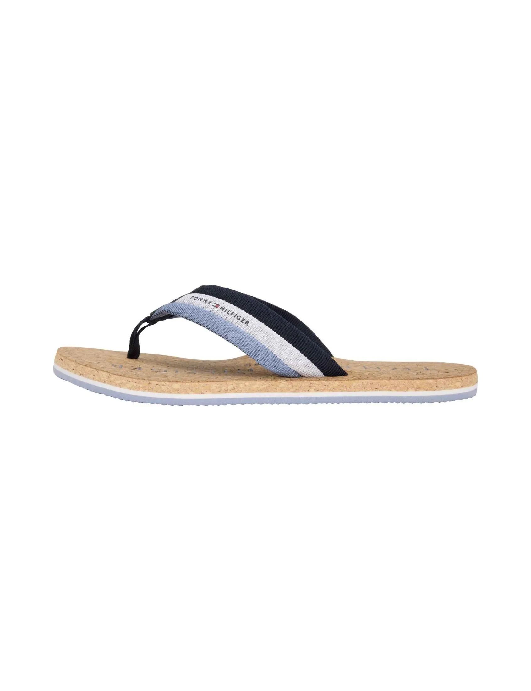 TOMMY HILFIGER MEN FLIP FLOP BROWN