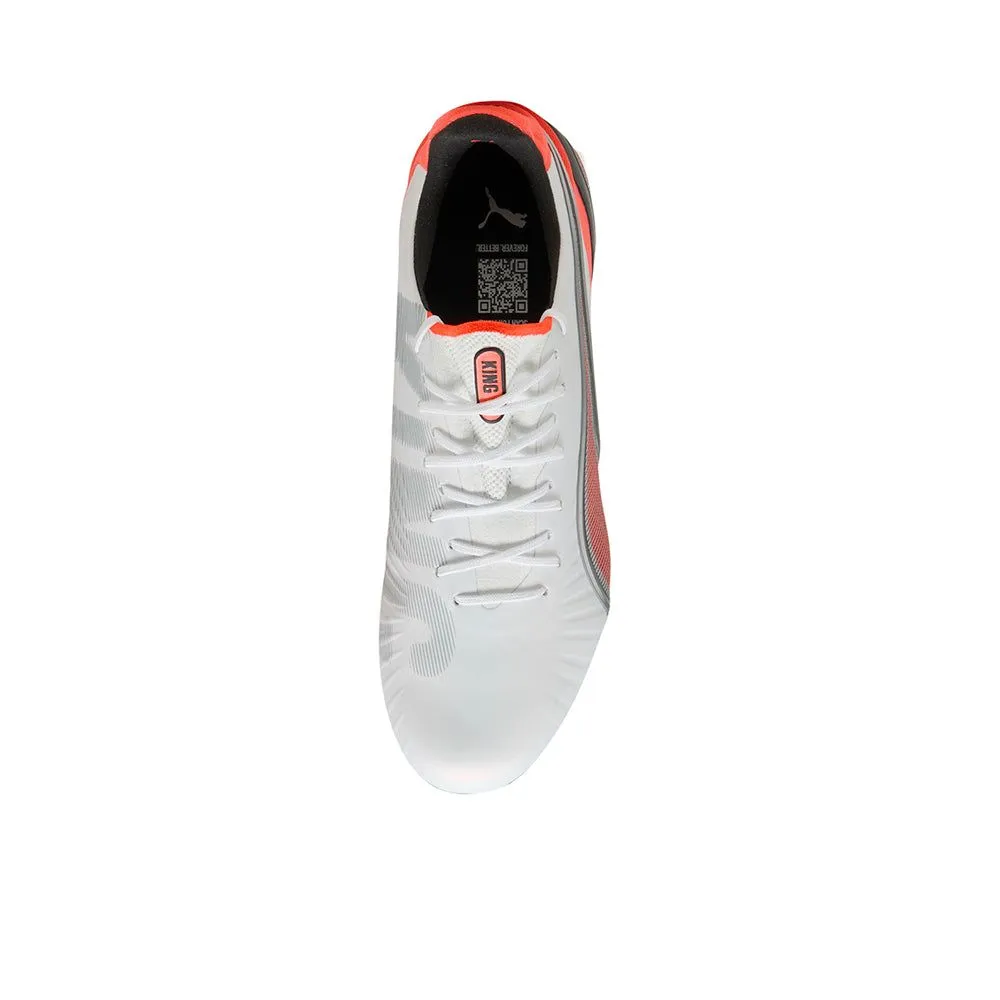 PUMA King Ultimate FG/AG Unisex Football Shoes White - PU097SH482ENTH