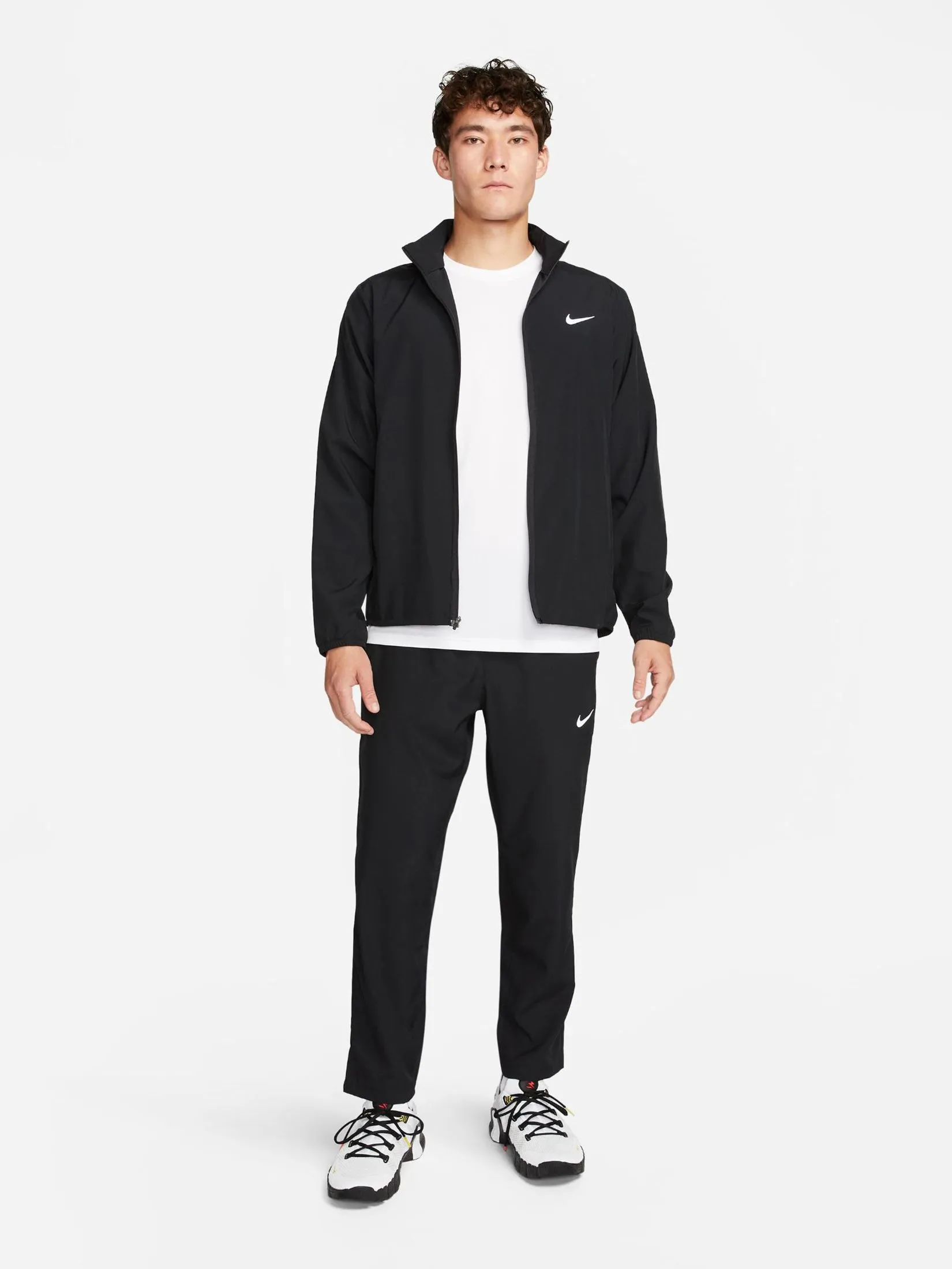 NIKE Men Joggers Dri-Fit Form Black/Black/Reflective Silv