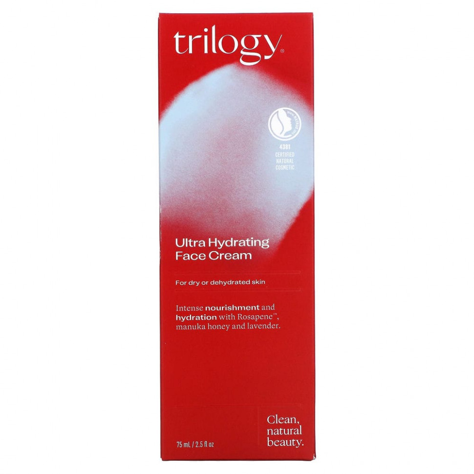 Trilogy, Крем для интенсивного увлажнения кожи лица, 75 мл (2,5 жидк. унции)
