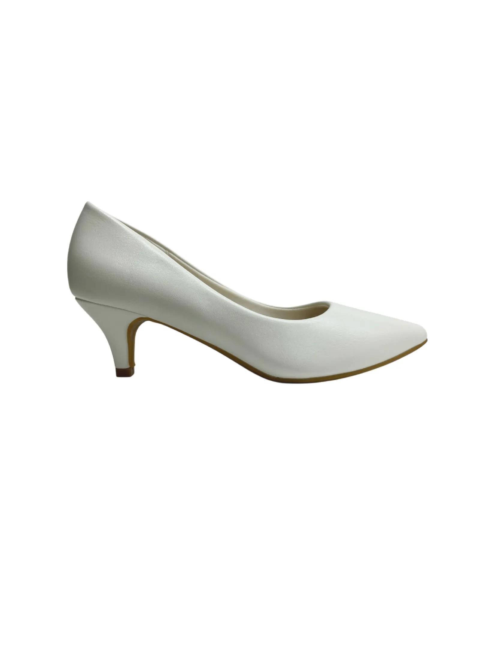 D'ARTE White High-heeled shoes, model D65-18055 Size - 36 EU