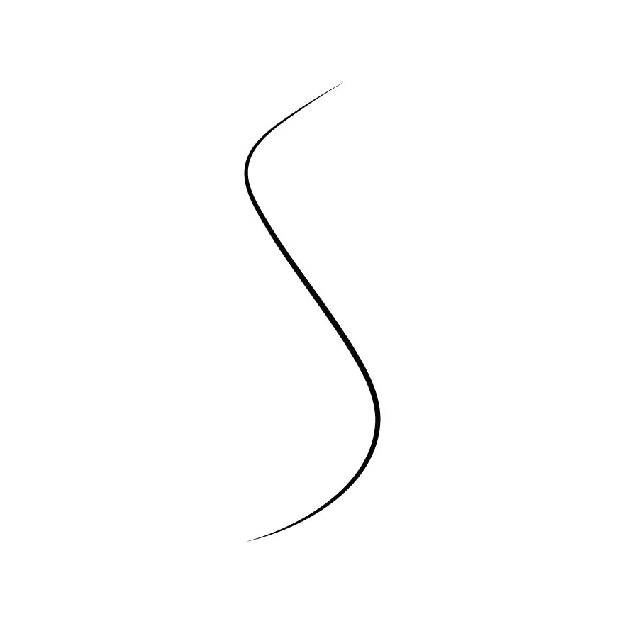 Dazzle Me Lock Wing Hyper Slim Eyeliner 0.05ml. Black