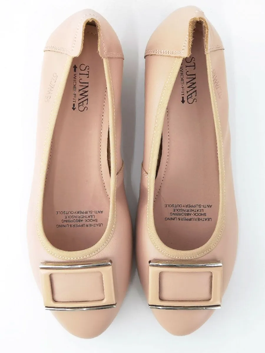 ST.JAMES WOMEN FLATS TOKYO BEIGE