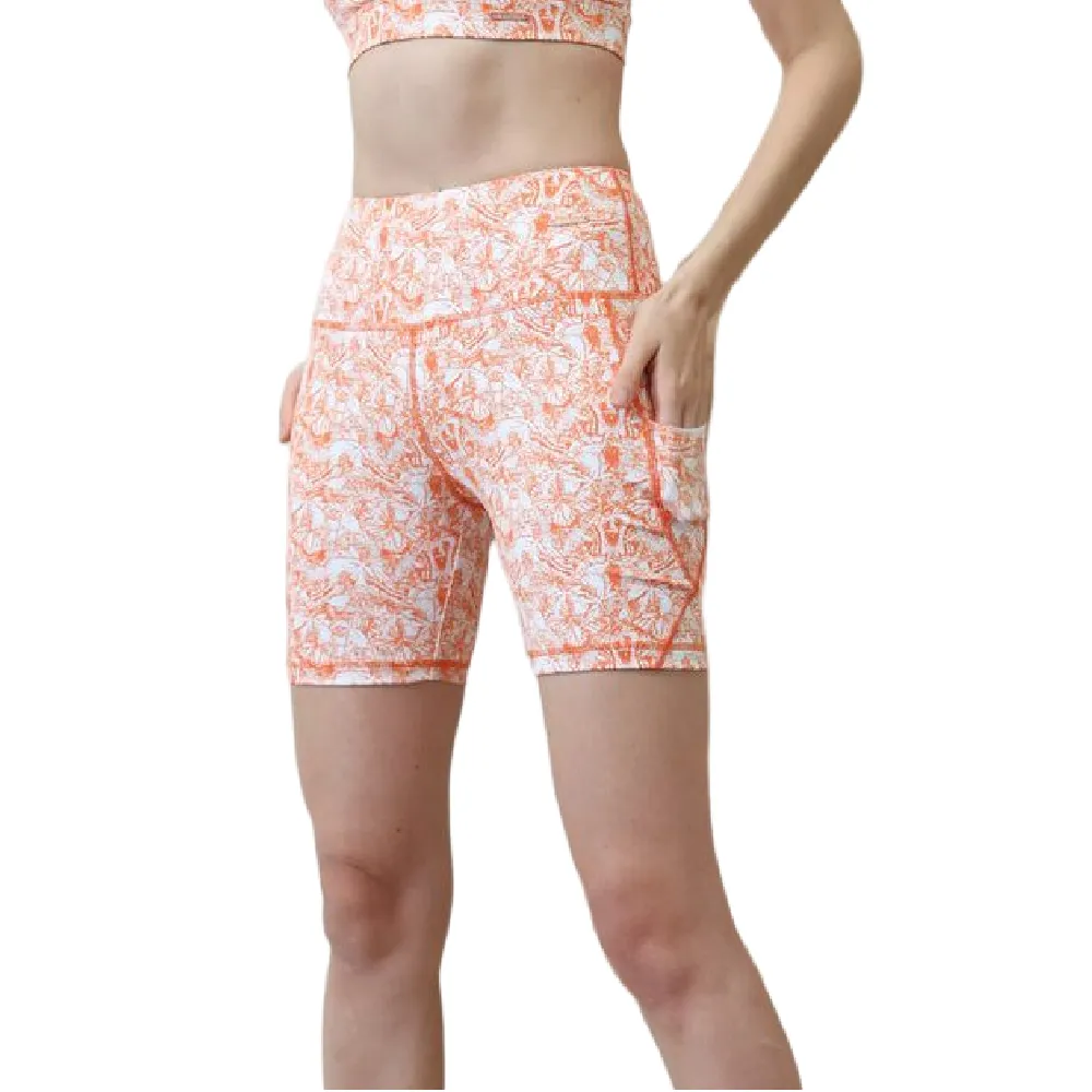 VANESSE Orange short pants Butterfly Wing short pants (029044)
