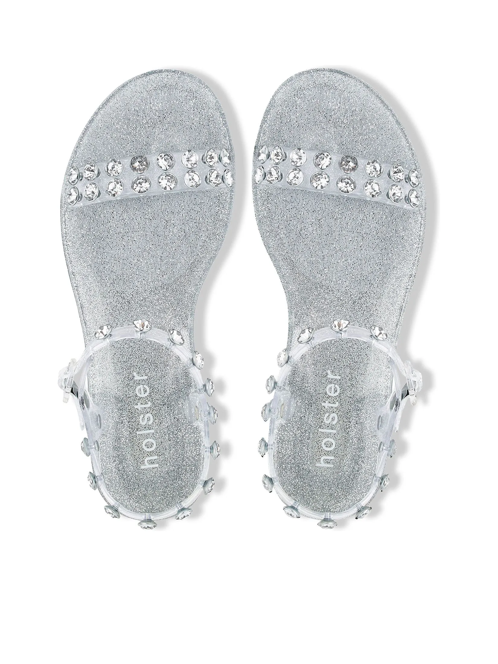 HOLSTER Women Sandals Sunlight Glitter Clear