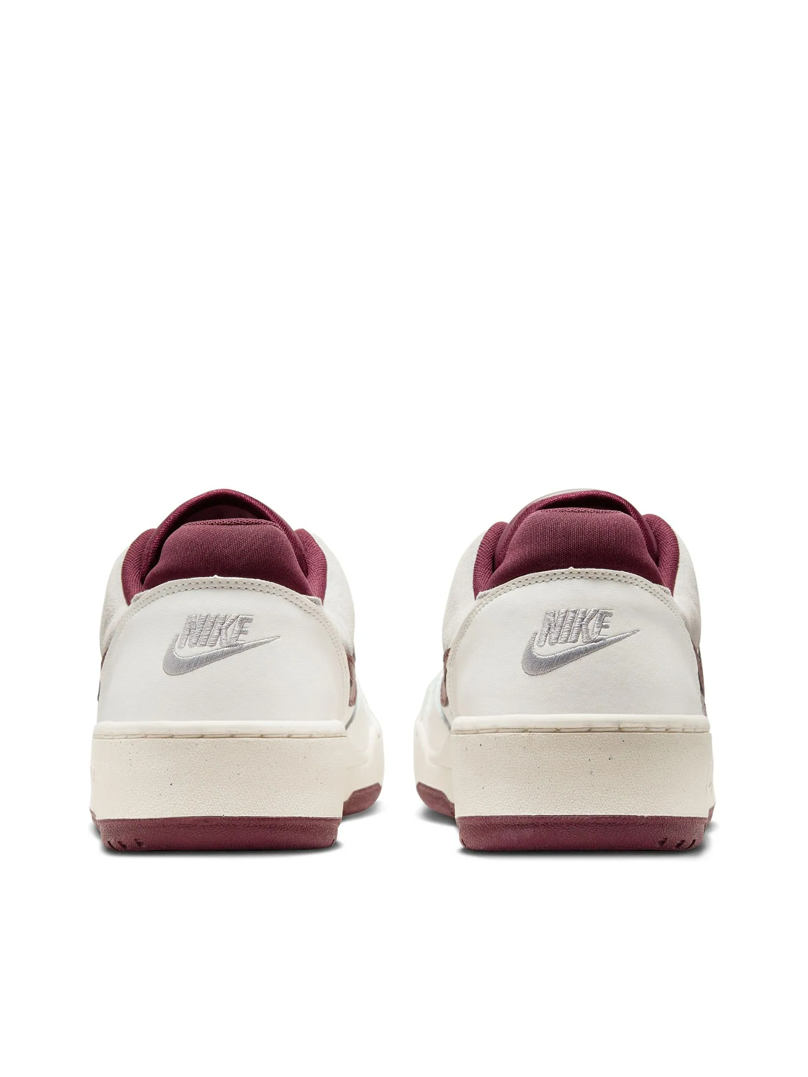 NIKE Men Sneakers Full Force FZ4629-100 Sail/Burgundy Crush-LT Smoke Grey