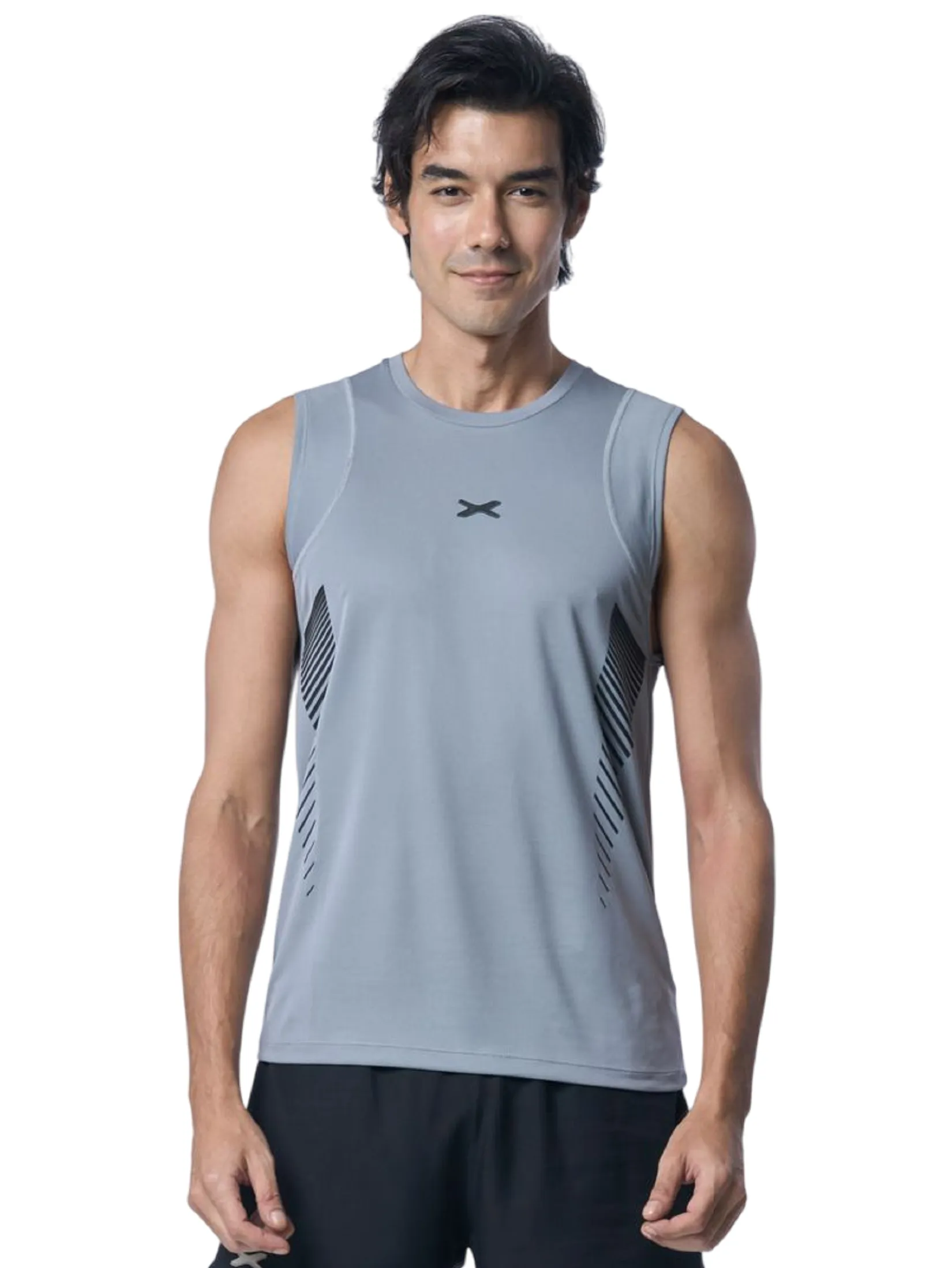 XOLO Gray MEN INTO THE WILD TANK TOP (040107)