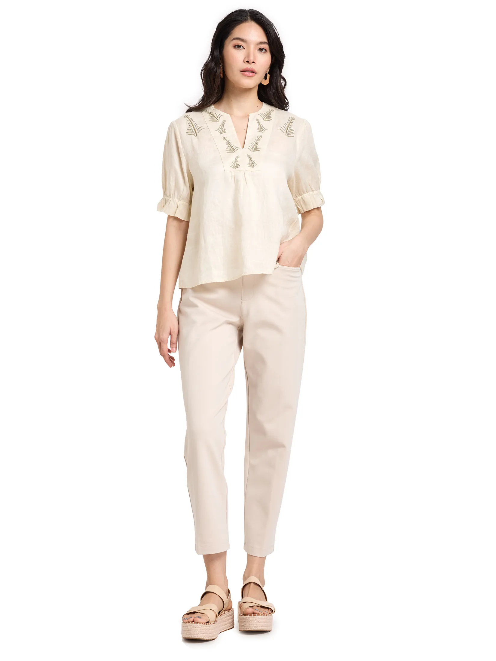 ESTIMATE Women Pants Plain Tone
