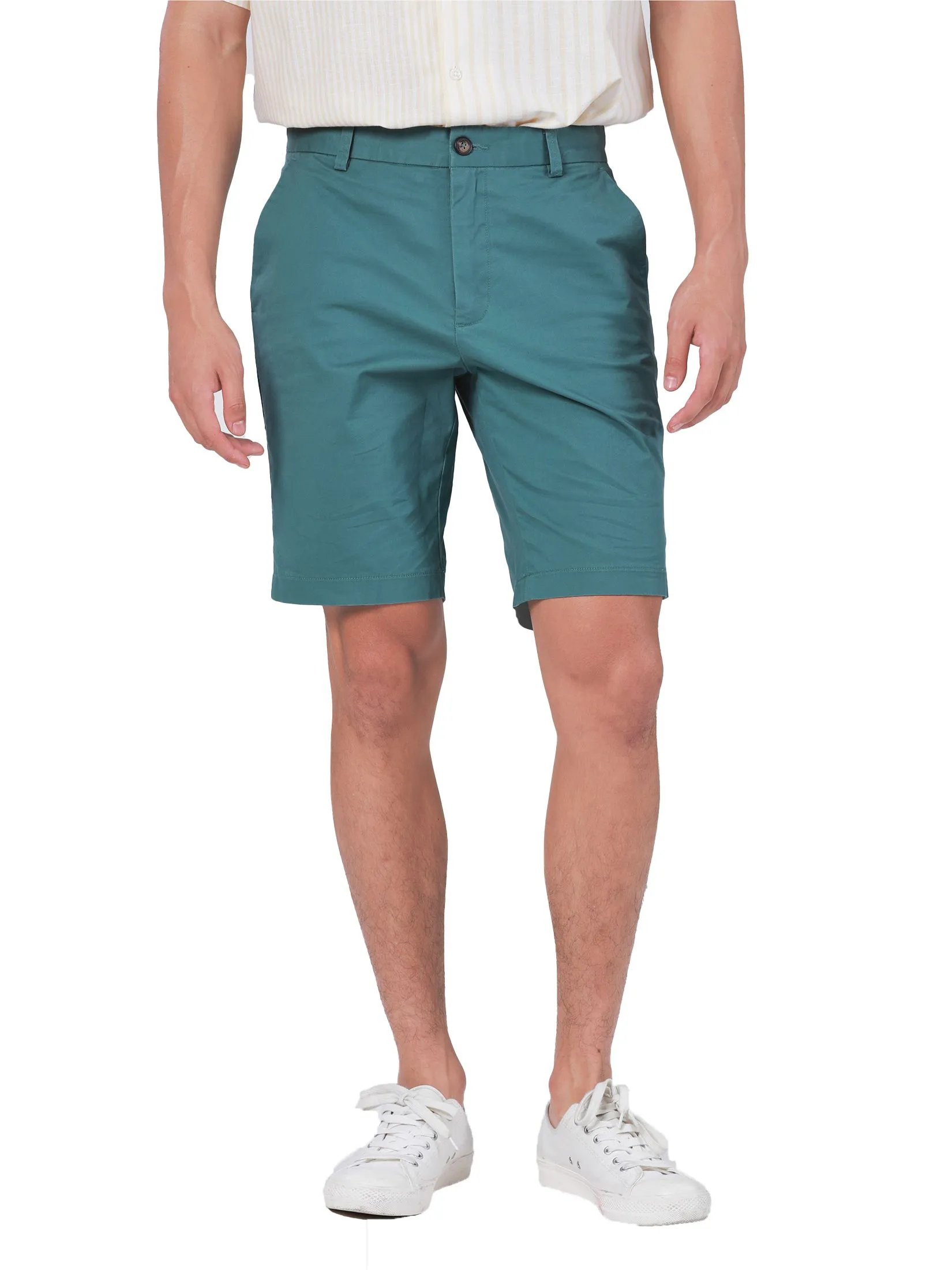 JOHN HENRY Men's Shorts (Slim Fit) REJUVENATE VACATION Green