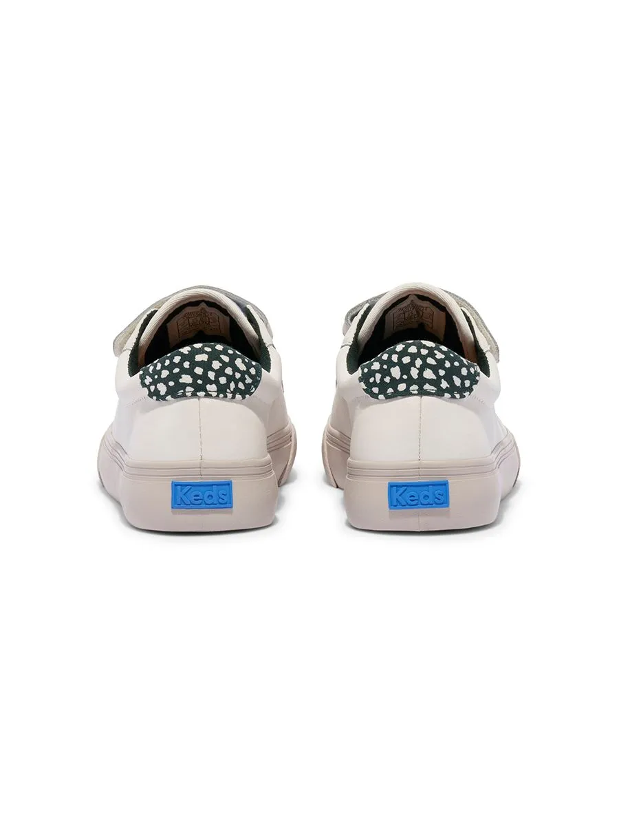 KEDS Women Jump Kick V Leather White