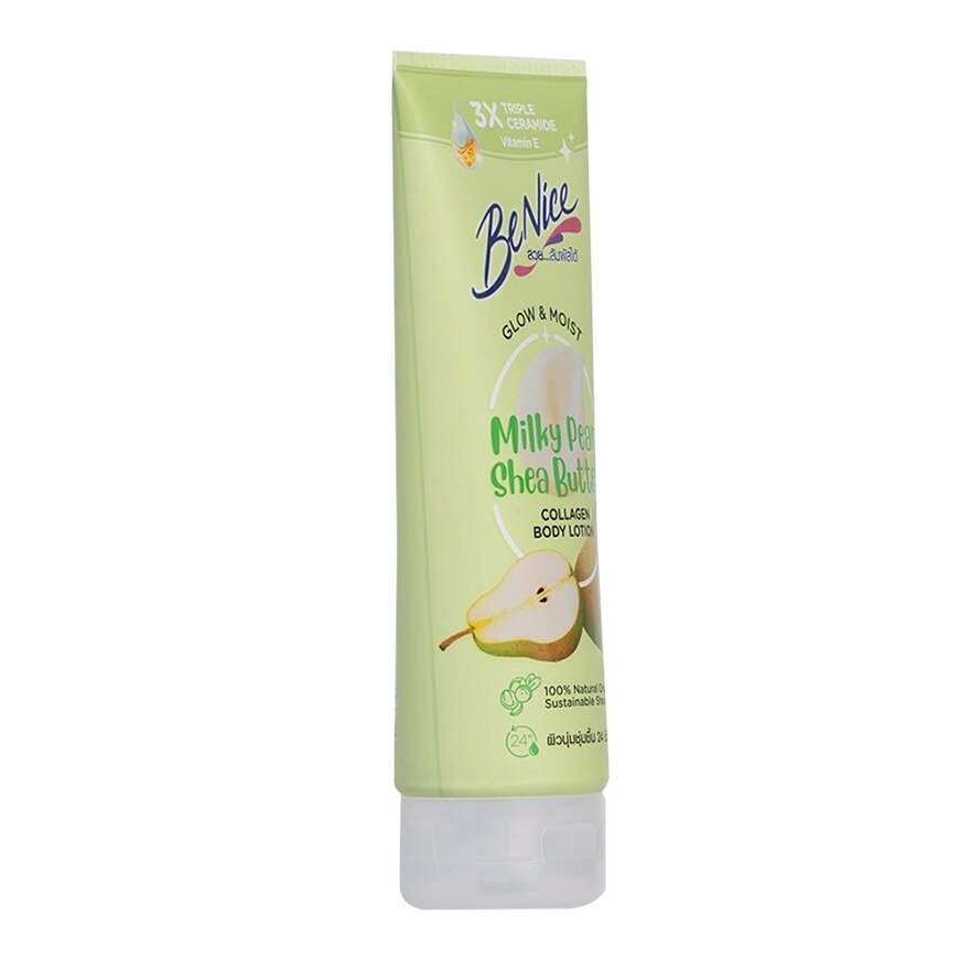 Benice Body Lotion Glow  Moist Milky Pear Shea Butter Collagen 170 Ml.