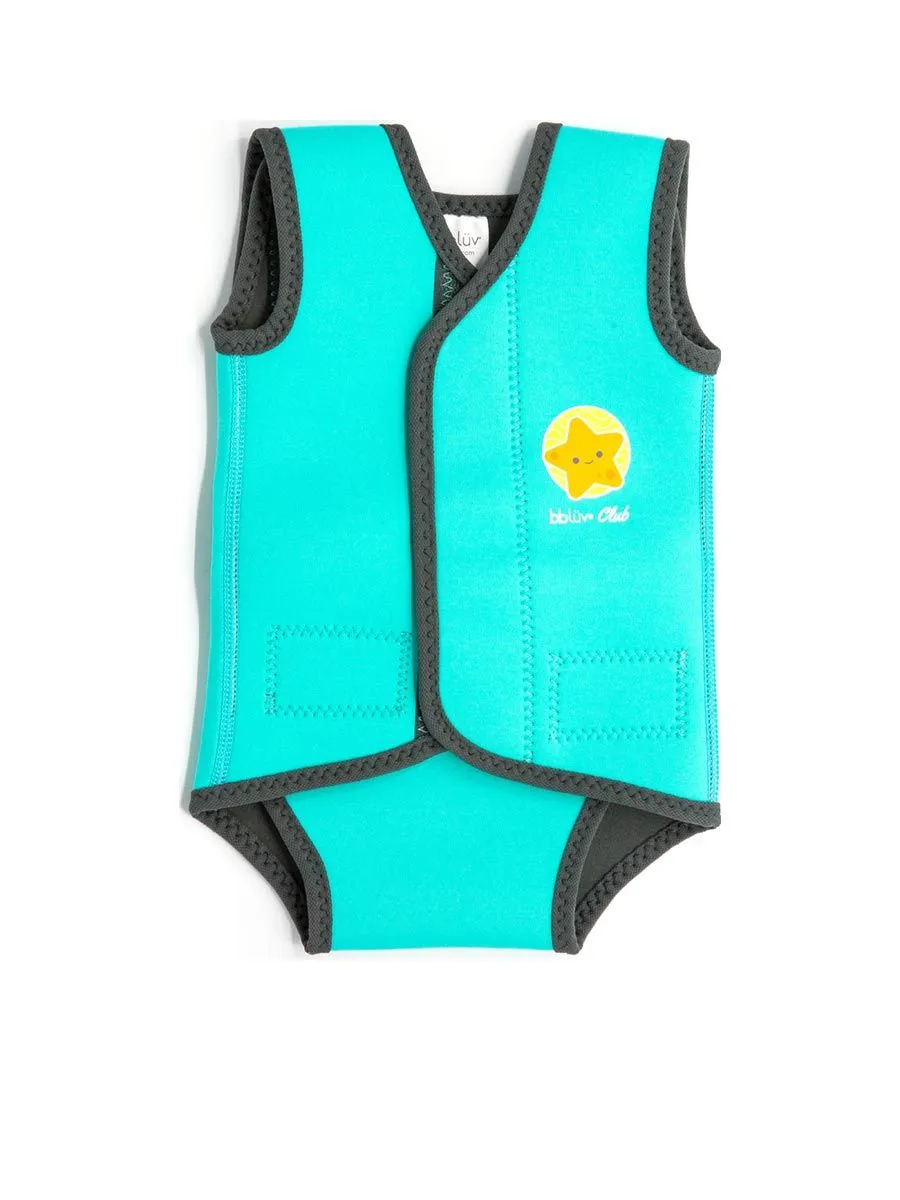 BBLUV Wräp - Neoprene Baby Wetsuit (6-18 months) Aqua
