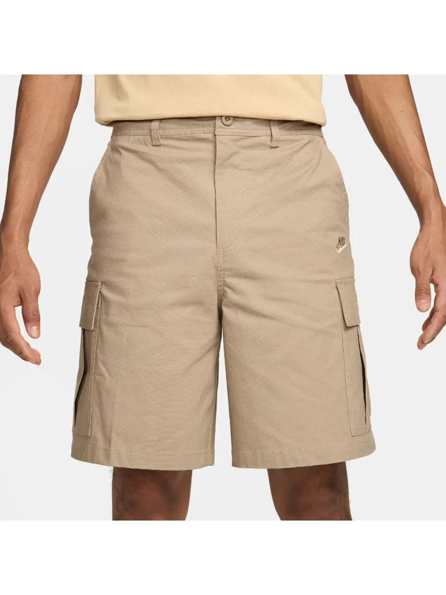 NIKE Men Cargo Shorts Nike Club Woven Khaki