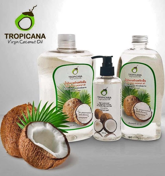 Кокосовое масло Tropicana oil 50, 100, 250, 500 или 1000 мл