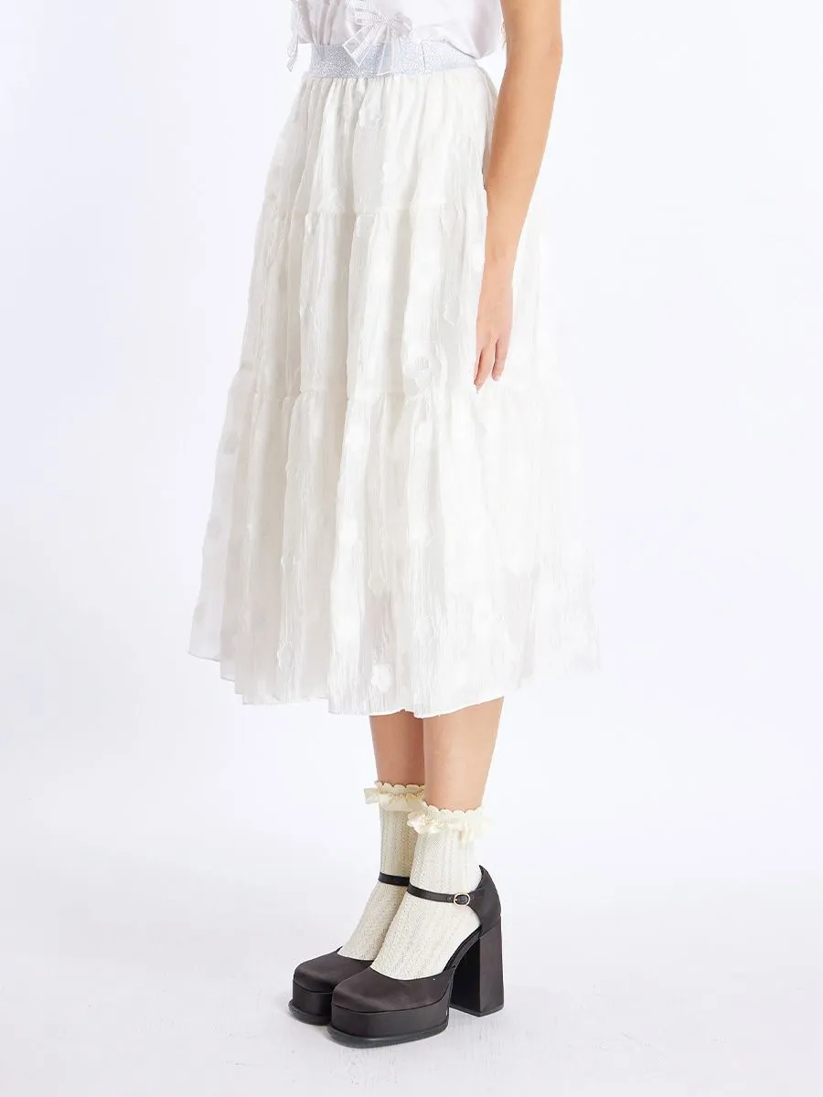 ICONIC WOMAN WHITE LAYLA SKIRT