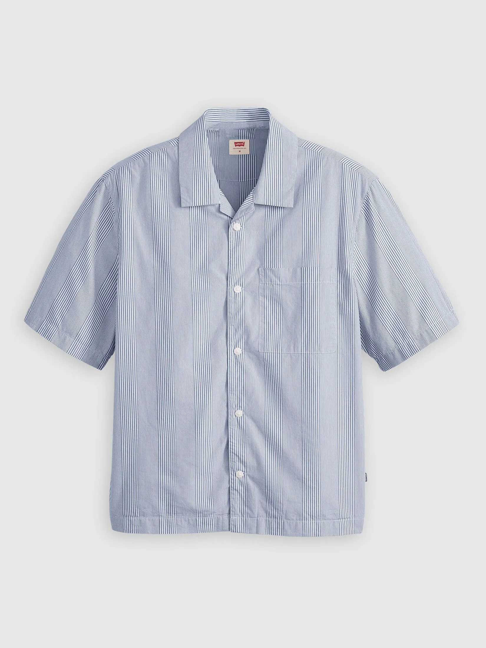 LEVI'S Men's Short-Sleeve Townes Boxy Shirt Blue