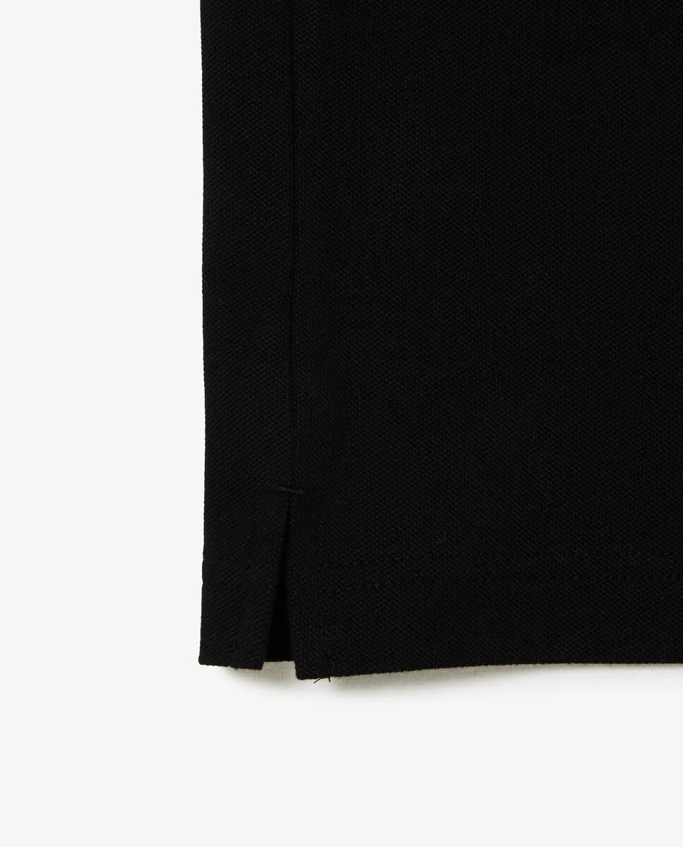 LACOSTE Slim Fit Stretch Piqu  Polo Shirt Black