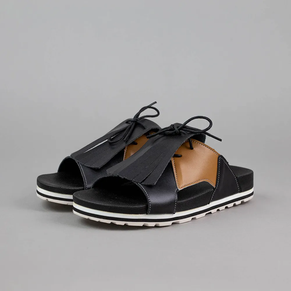 HEAVY Brown/Tan Sandals Exclusive at Central HVPK VS9212