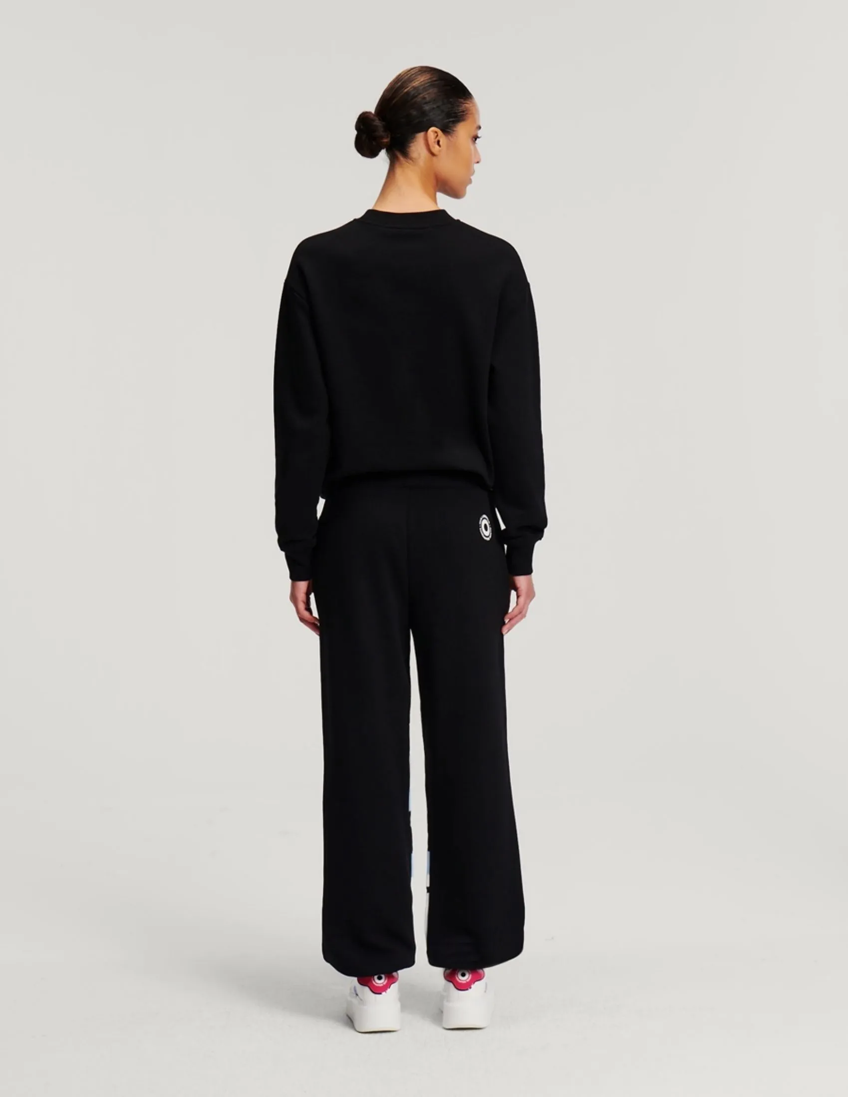 KARL LAGERFELD KLXDD RELAXED WOMEN SWEATPANTS BLACK